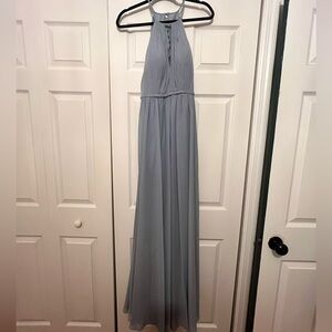 Azazie Violet Dusty Blue bridesmaid dress